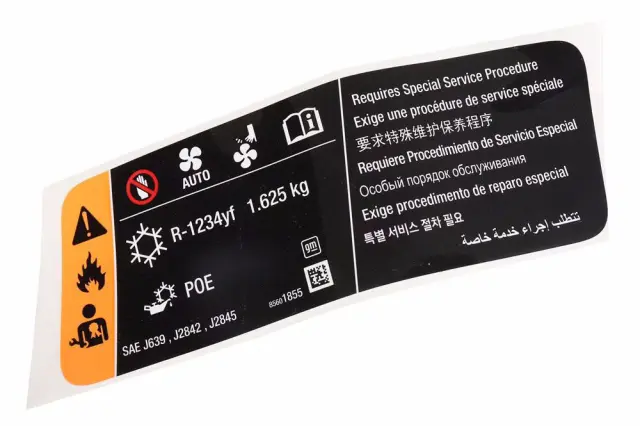 AC Label - GM (85601855)