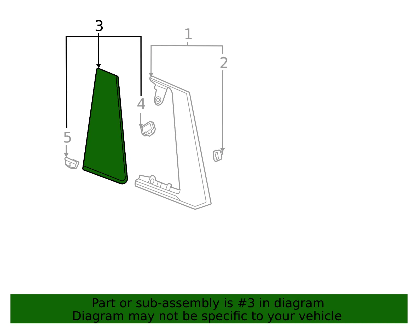Molding - GM (85604004) - view 3