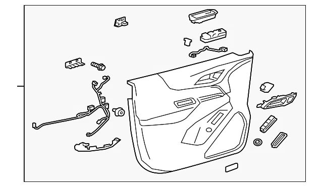 Door Trim Panel - GM (85606993)