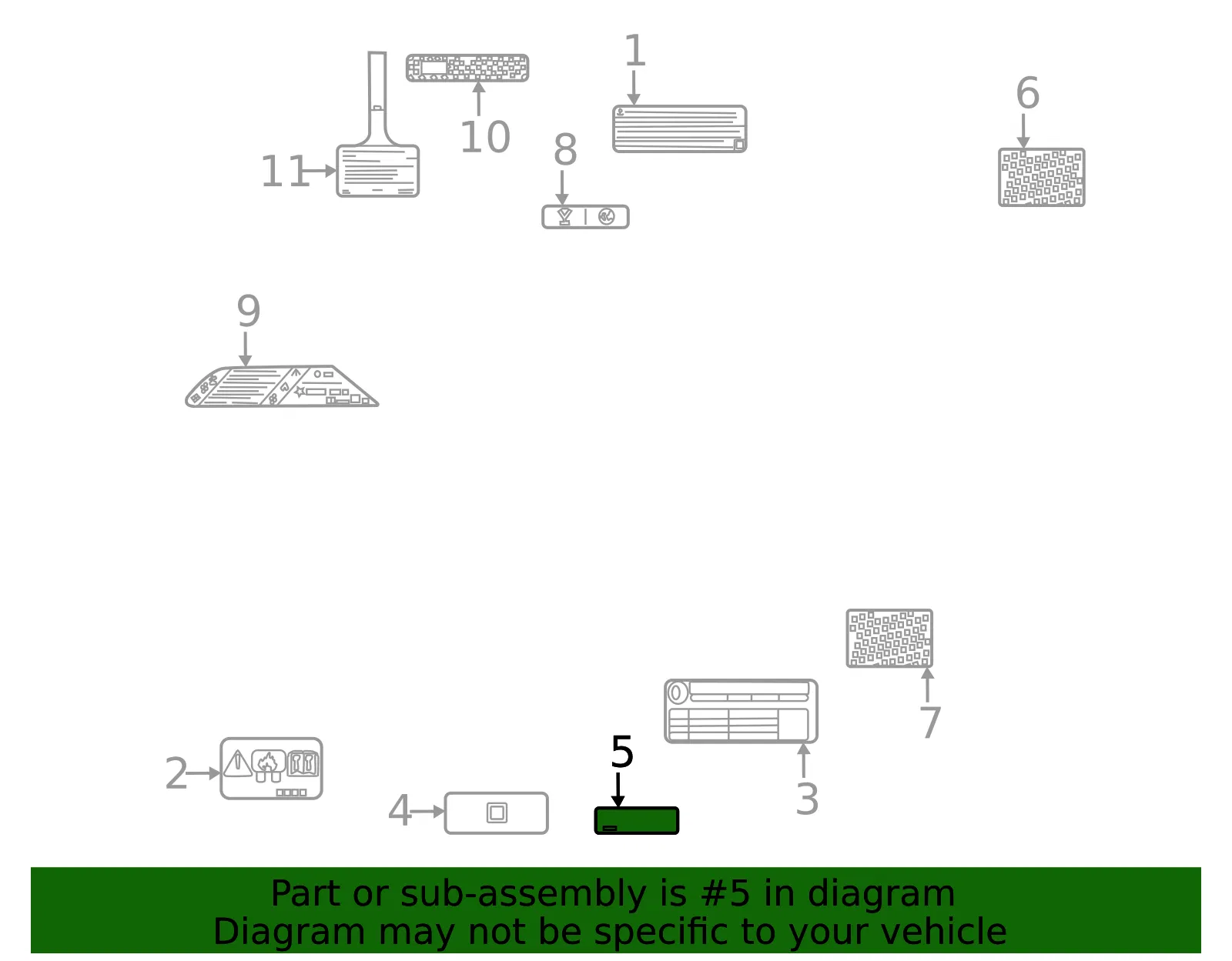 Info Label - GM (85608809) - view 3