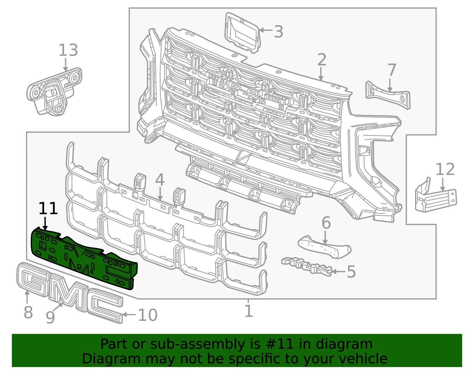 Emblem Adapter - GM (85612237) - view 3