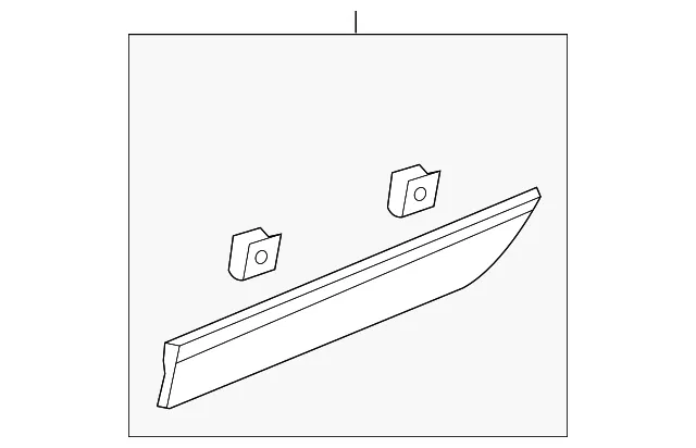 Lower Molding - GM (85617332) - view 3
