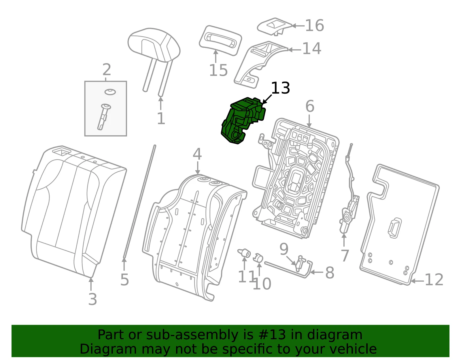 Latch - GM (85617430) - view 3