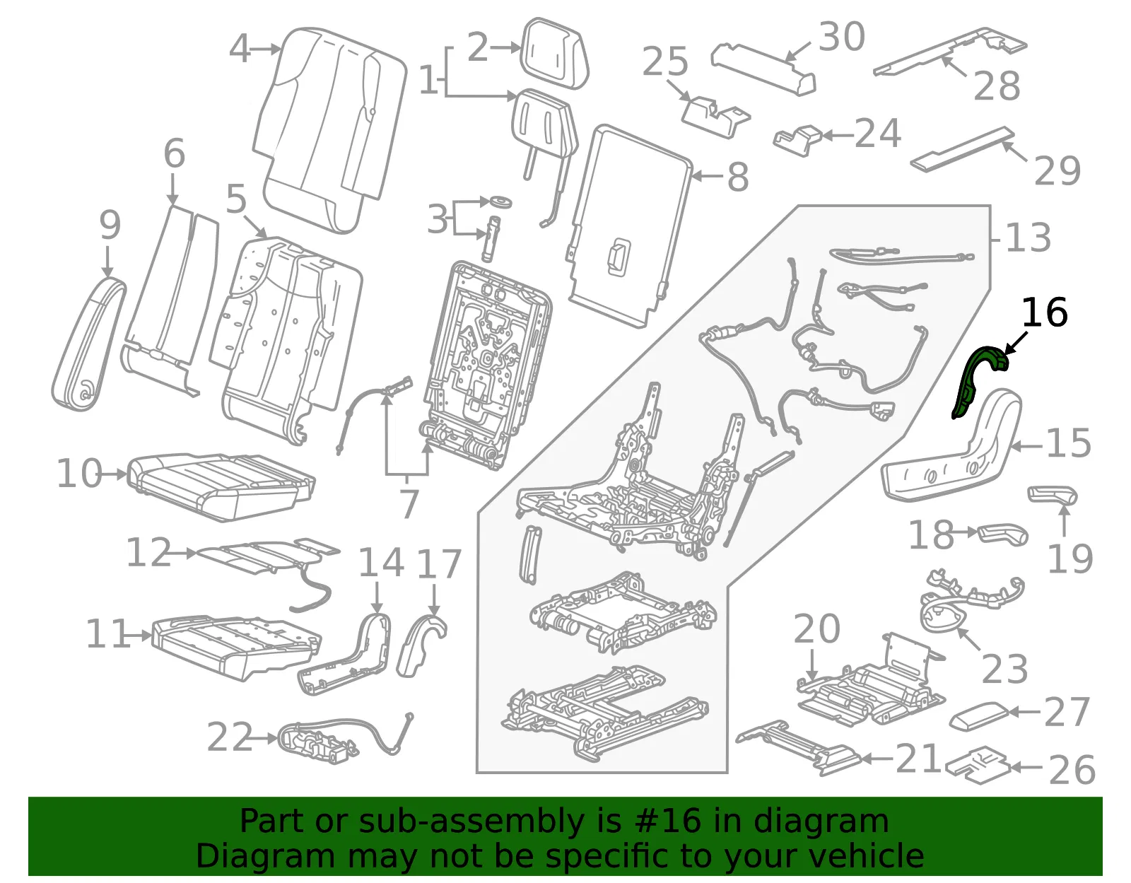 Hinge Cover - GM (85617884) - view 3