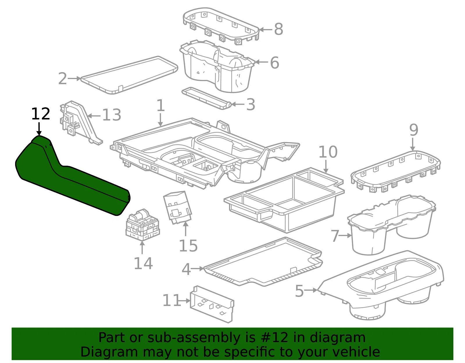 Front Applique - GM (85619059) - view 3
