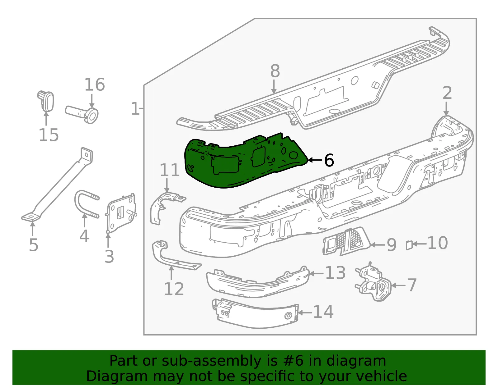 Bumper Bracket - GM (85620388) - view 3
