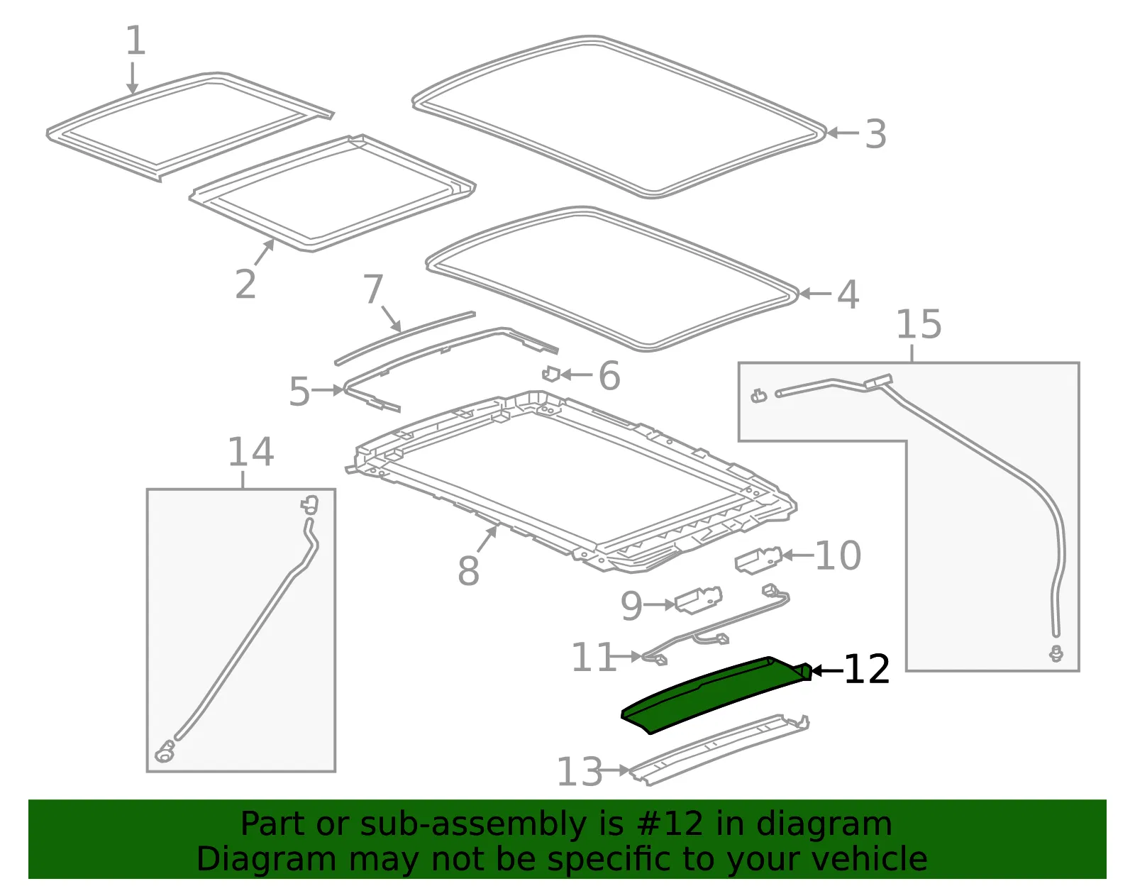 Sunshade - GM (85627480) - view 3