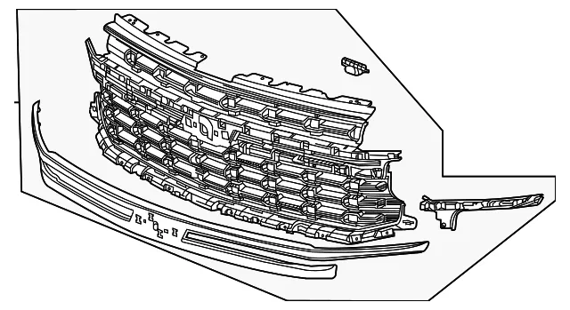 Grille Assembly - GM (85633893)