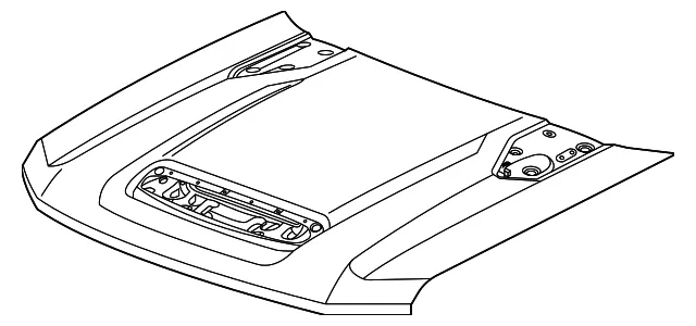 Hood - GM (85635401) - view 2