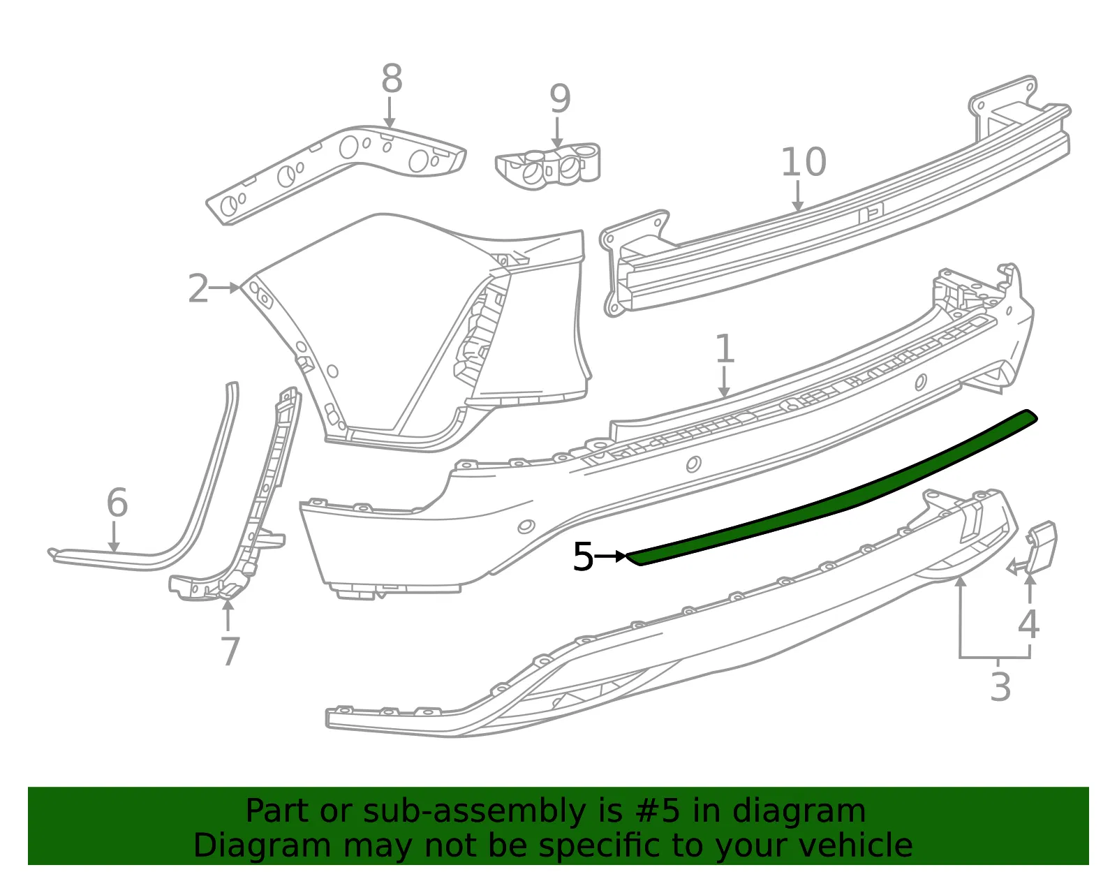 Molding - GM (85638787) - view 3