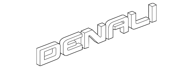 Nameplate - GM (85639485)