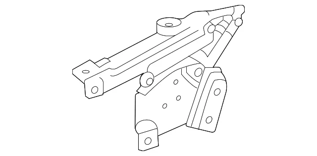 Driver Side Hood Hinge - GM (85641365) - view 2