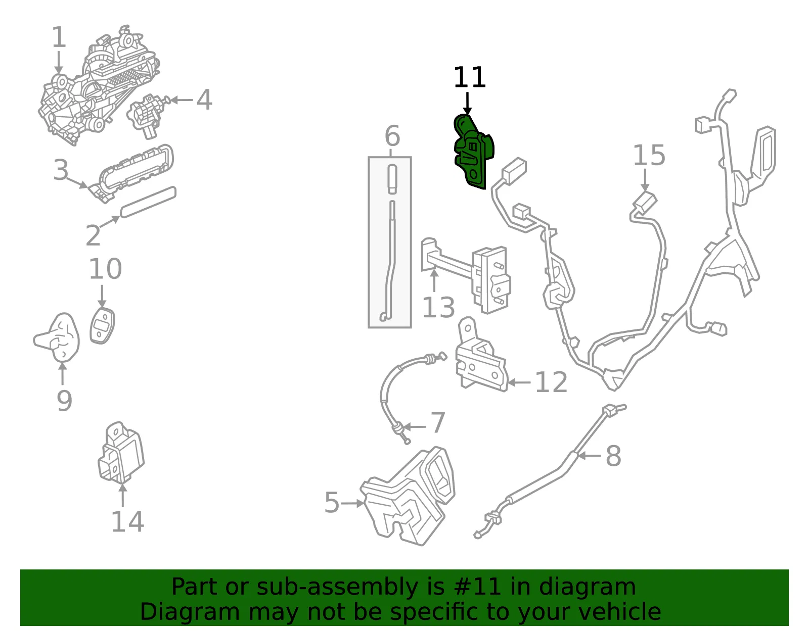 Upper Hinge - GM (85644414) - view 3