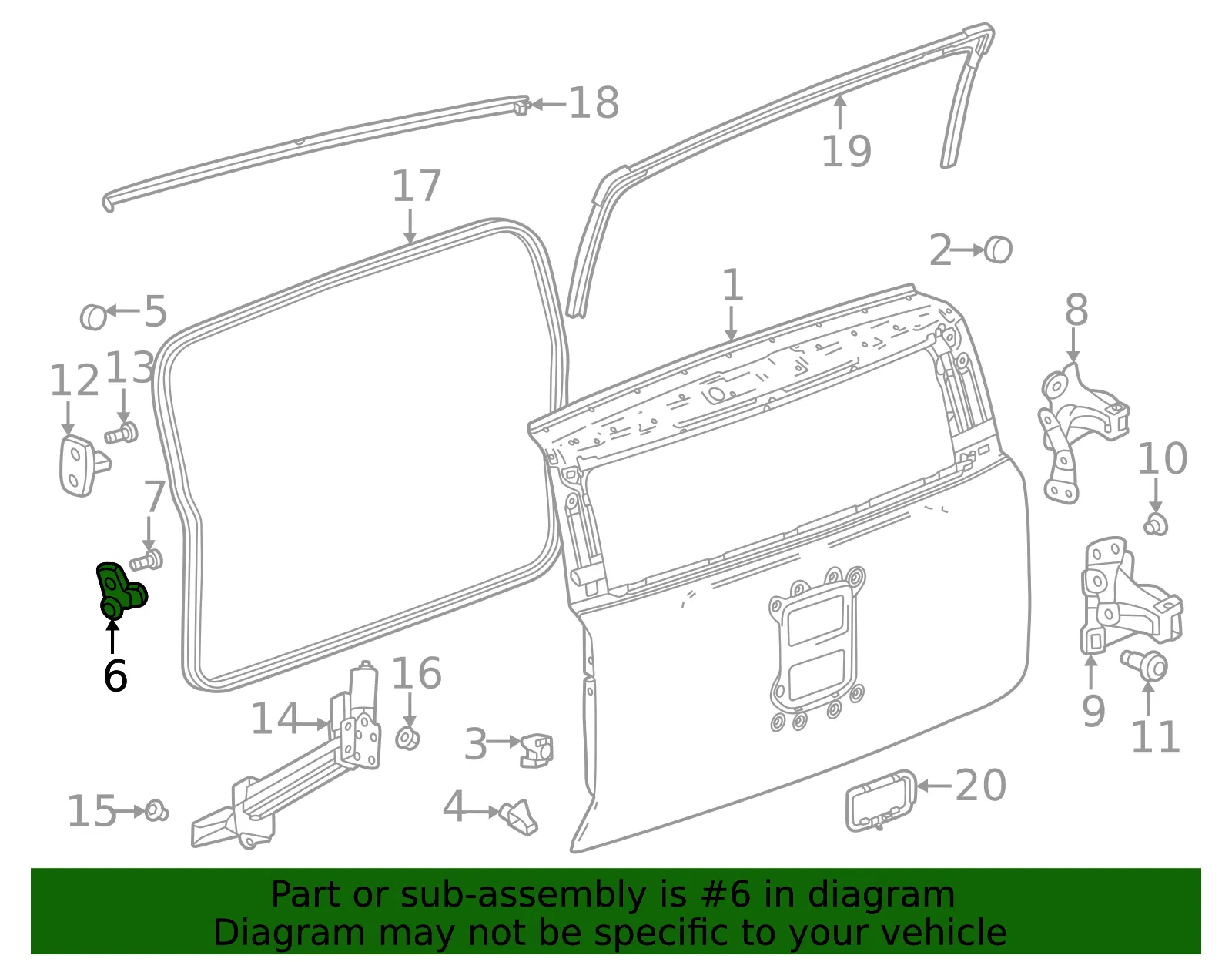 Stop Bumper - GM (85644615) - view 4
