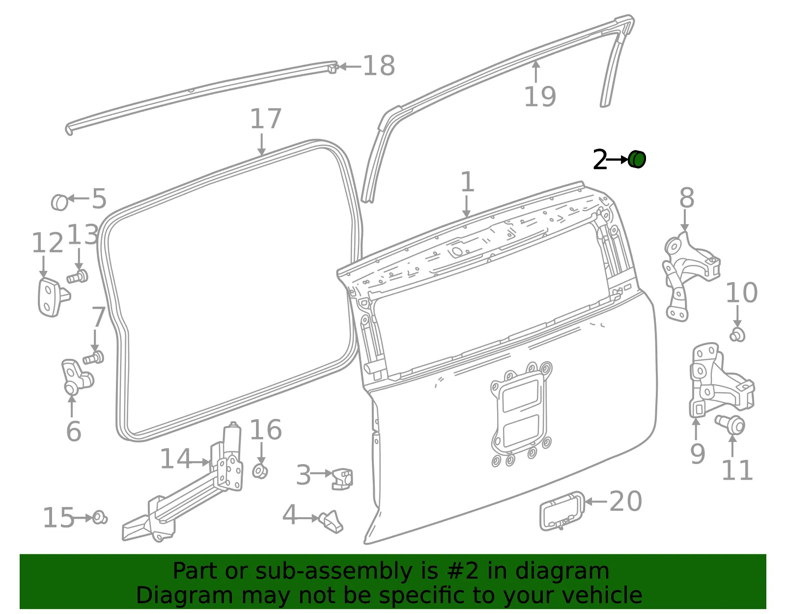 Stop Bumper - GM (85647712) - view 3