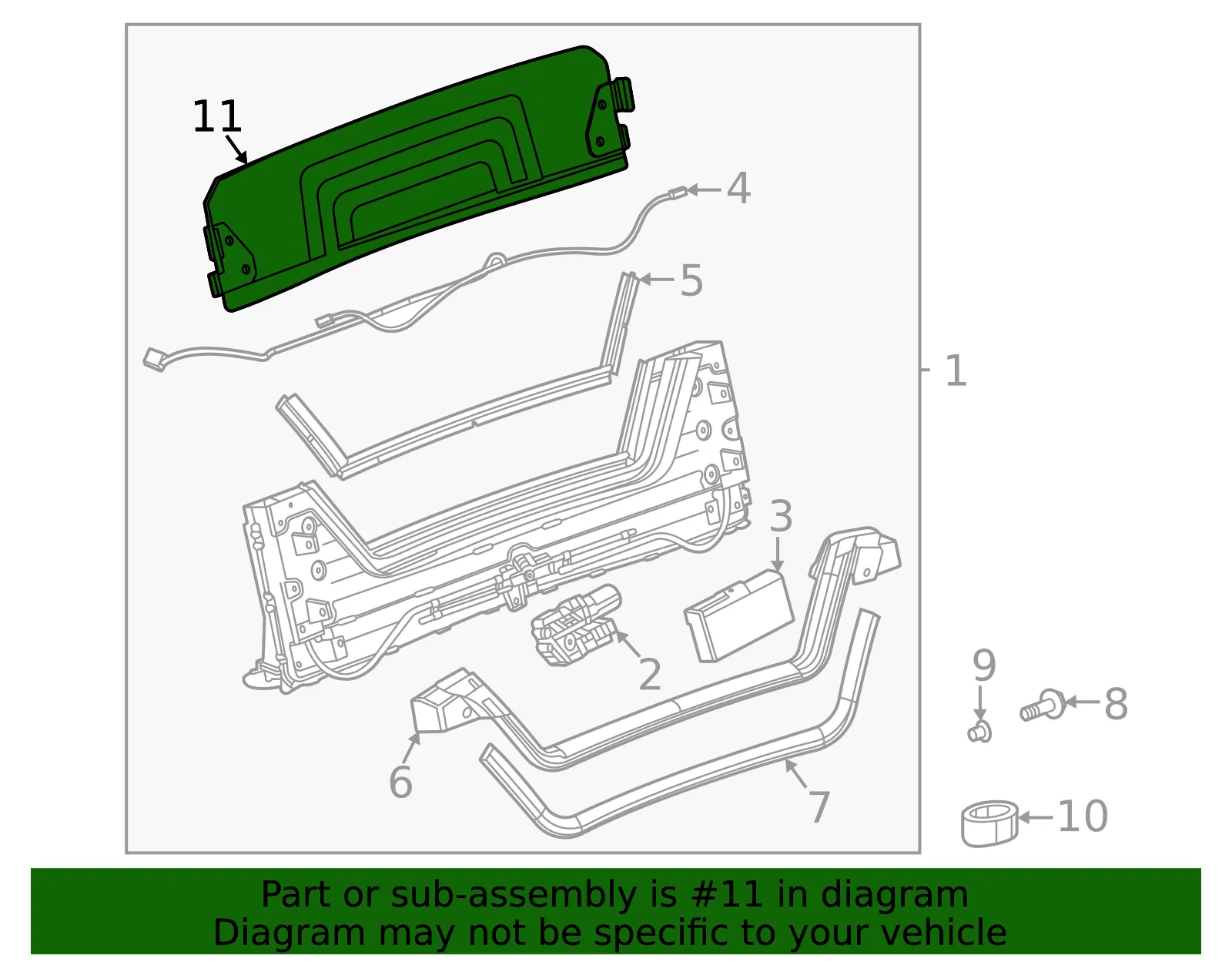 Back Glass - GM (85647930) - view 3