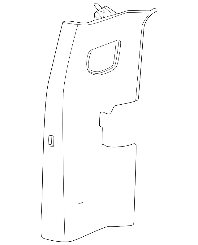Upper Pillar Trim - GM (85648150) - view 2