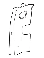 Upper Pillar Trim - GM (85648150) - view 5
