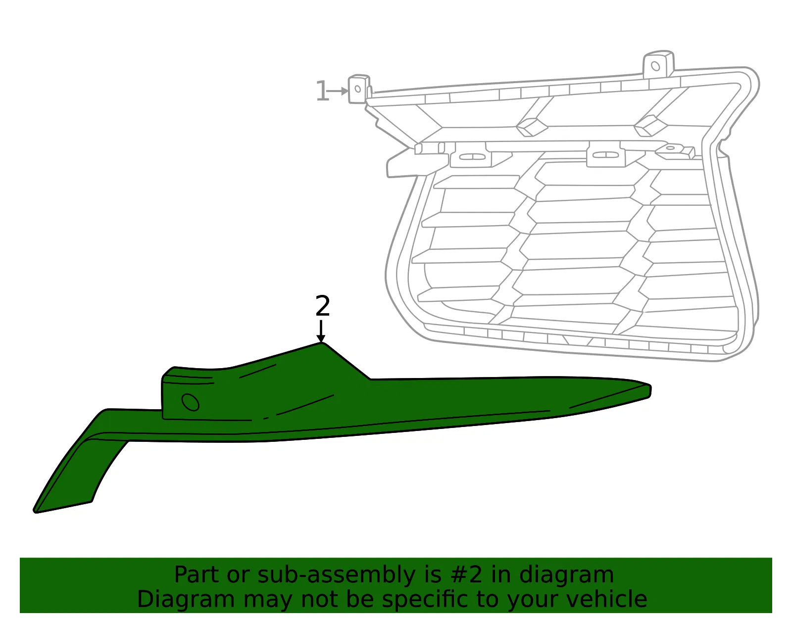 Trim Molding - GM (85648931) - view 3
