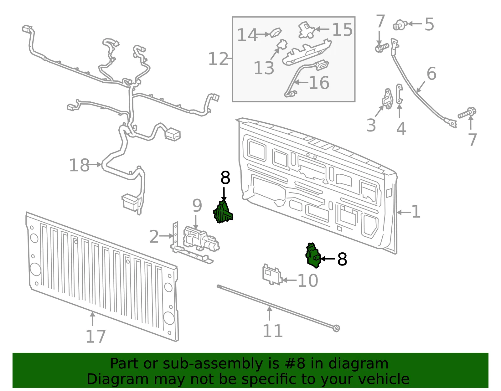 Latch - GM (85654466) - view 3