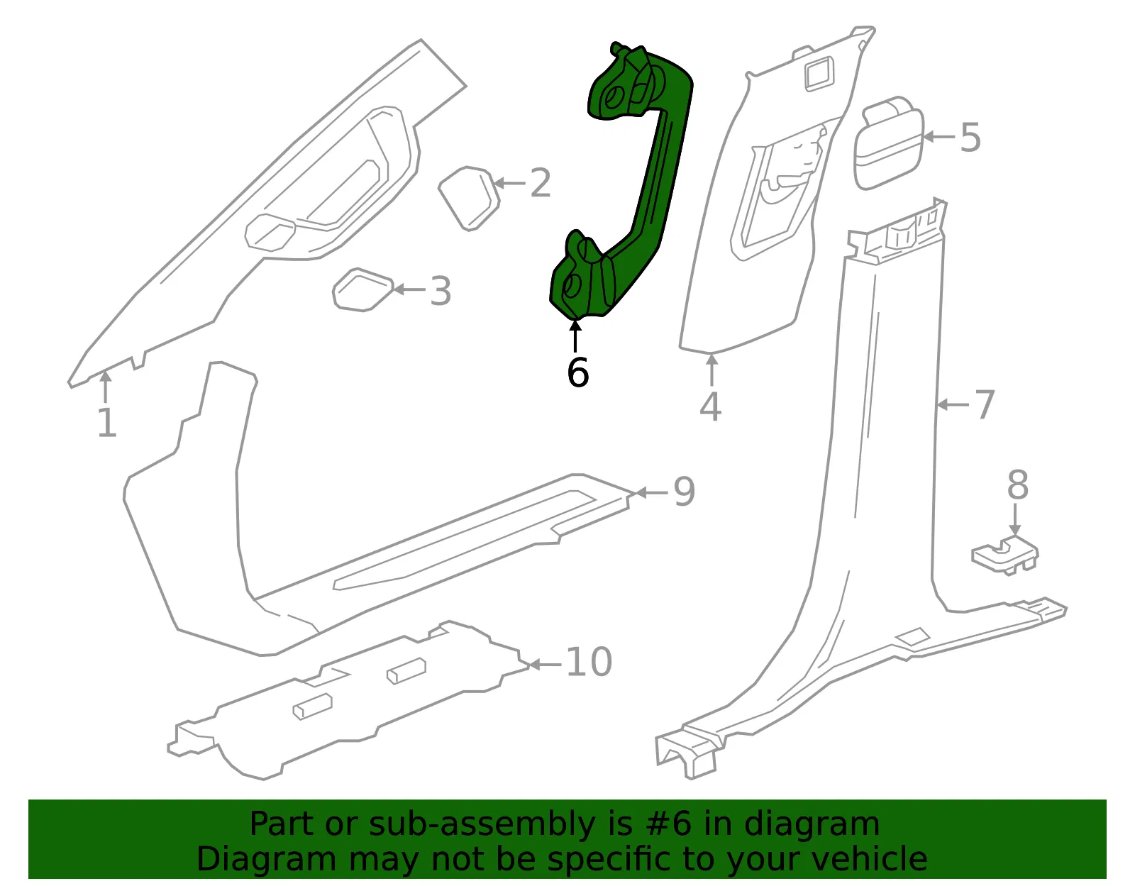 Front Handle - GM (85654540) - view 5