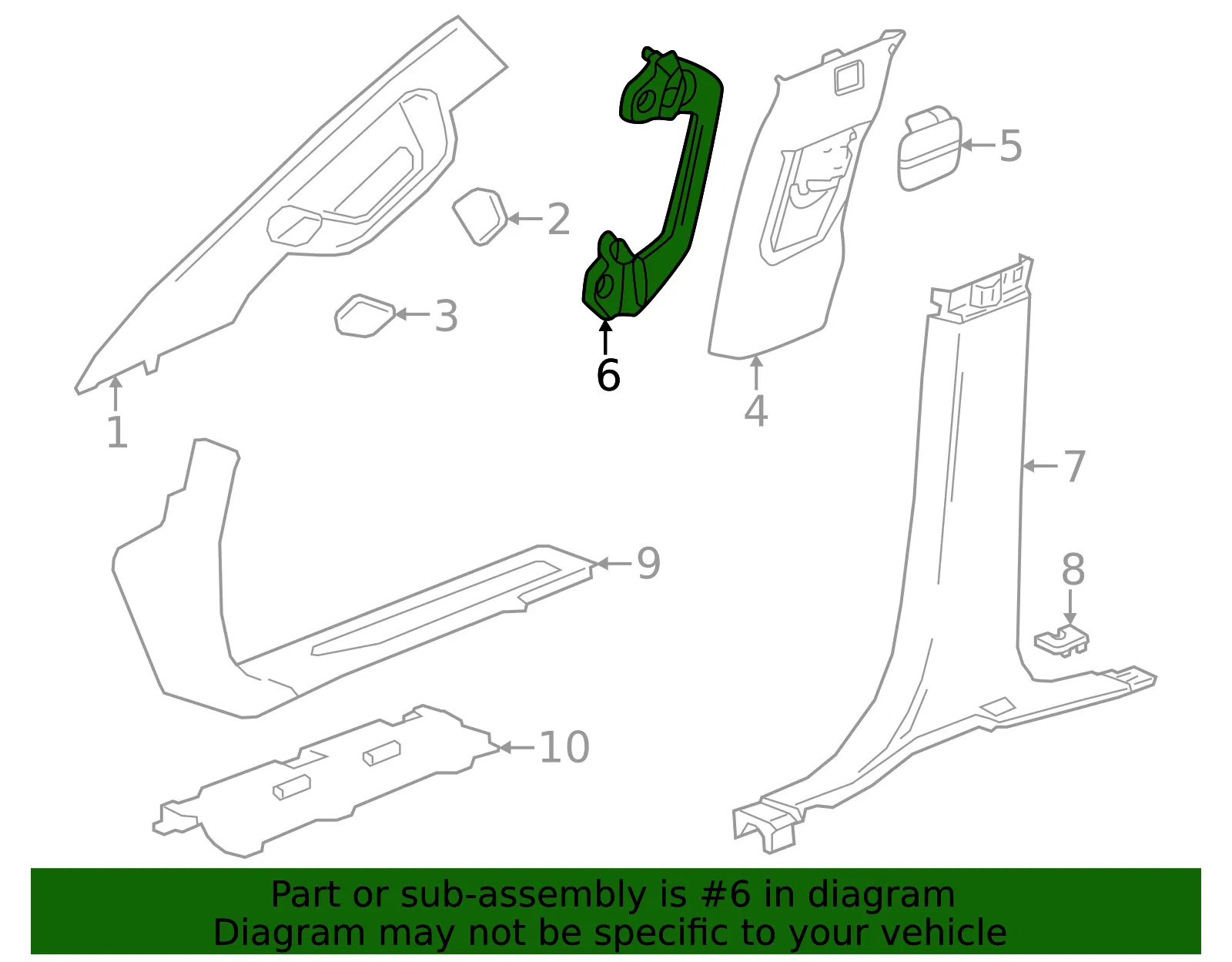 Grip Handle - GM (85654542) - view 3