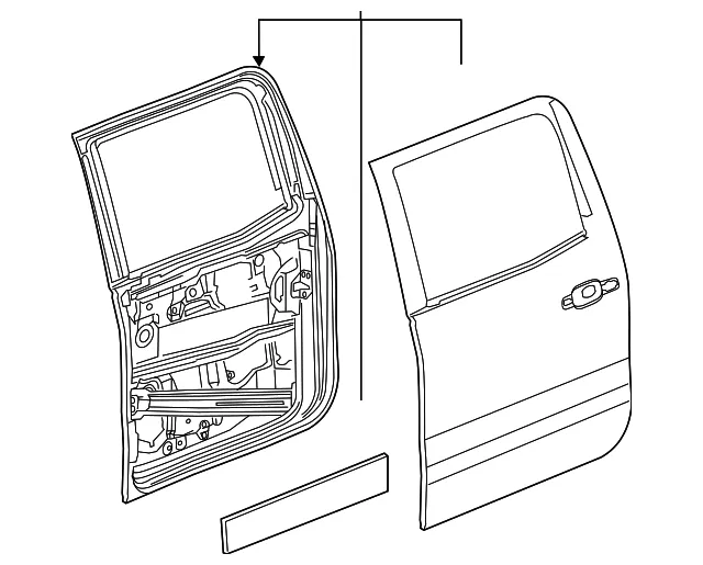Door Shell - GM (85658274) - view 2