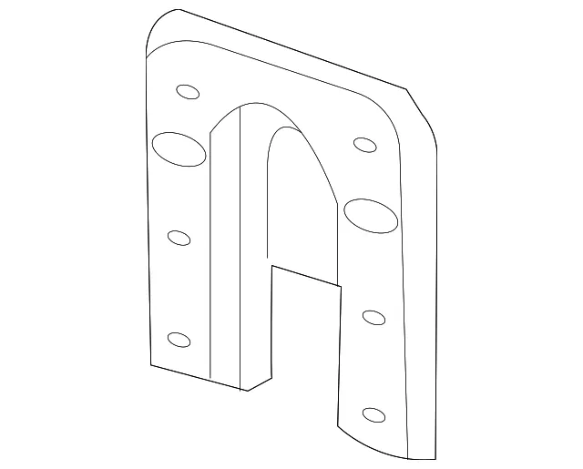 Bumper Impact Bar Bracket - GM (85664314) - view 2