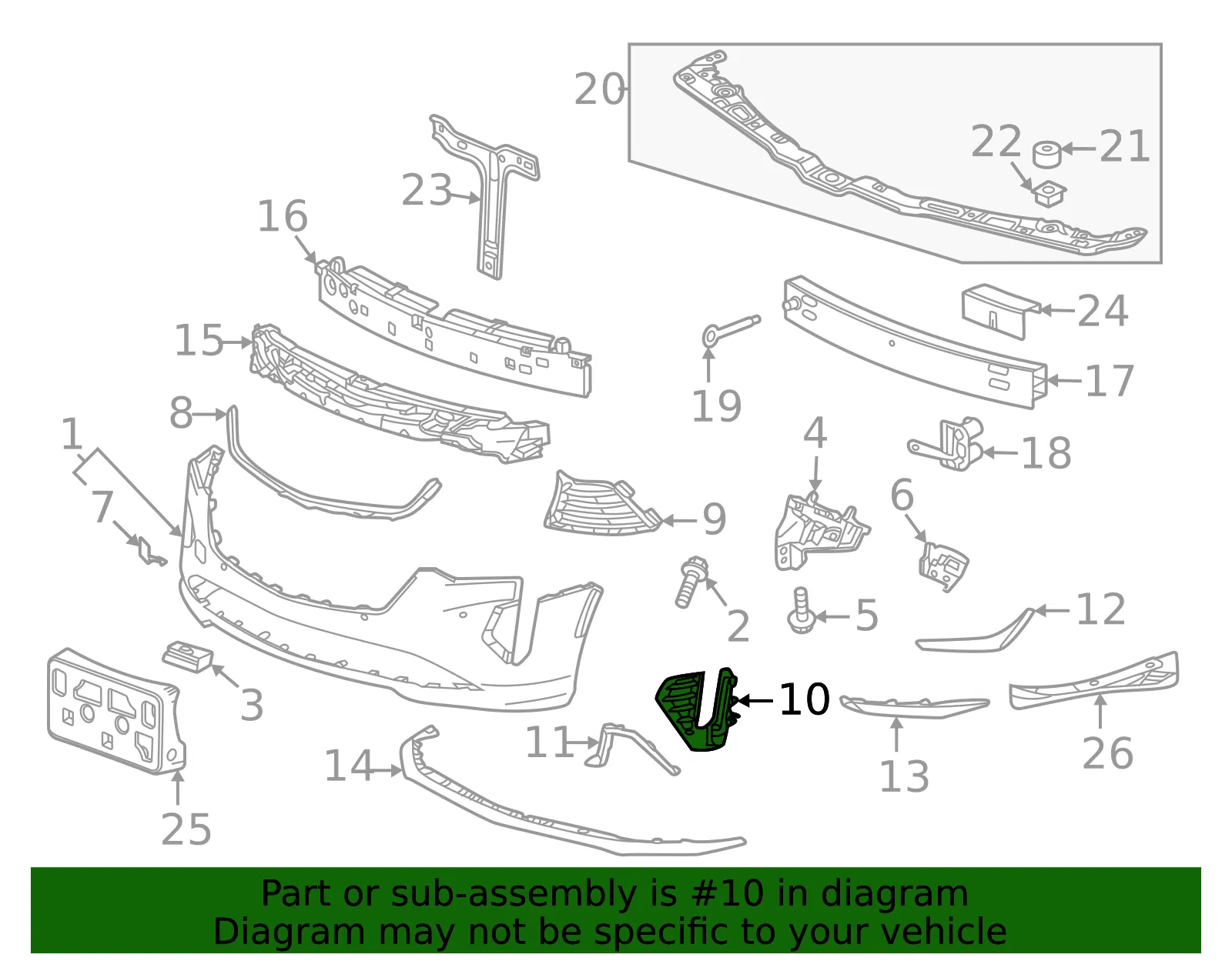 Outer Molding - GM (85665394) - view 4
