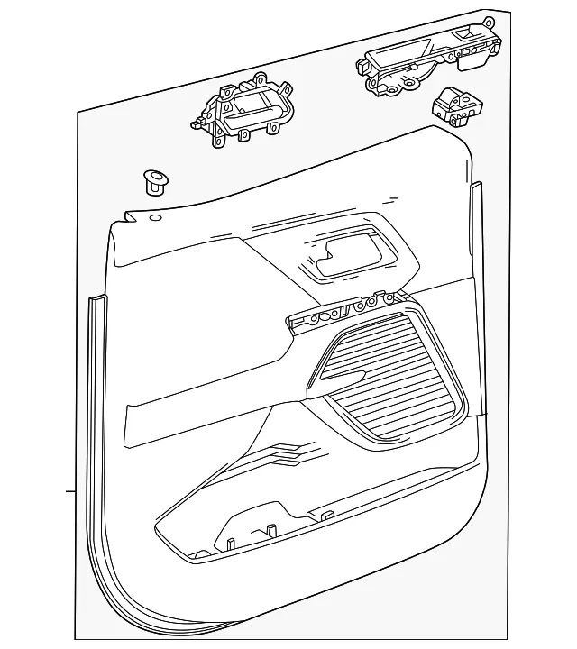 Door Trim Panel - GM (85676504)