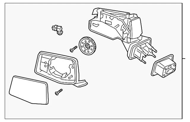 Mirror Assembly - GM (85676743) - view 2