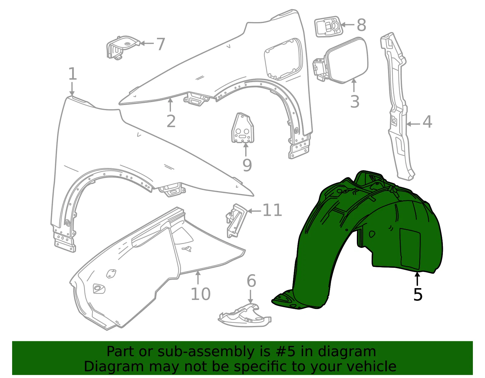 Fender Liner - GM (85685476) - view 3