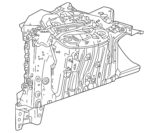 Apron Assembly - GM (85698757) - view 2