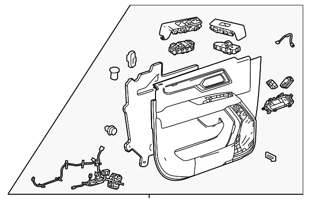 Door Trim Panel - GM (85716721)