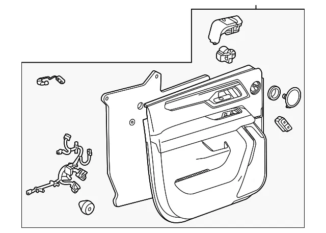 Door Trim Panel - GM (85716823)