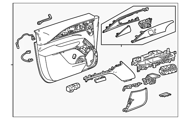 Door Trim Panel - GM (85717439)