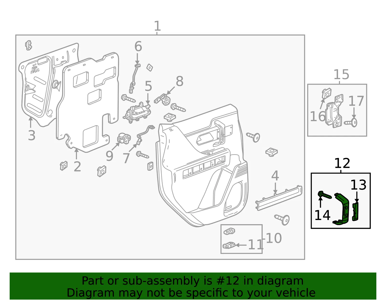 Pull Handle - GM (85717508) - view 6