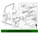 Door Trim Panel Cap - GM (85721806) - view 12