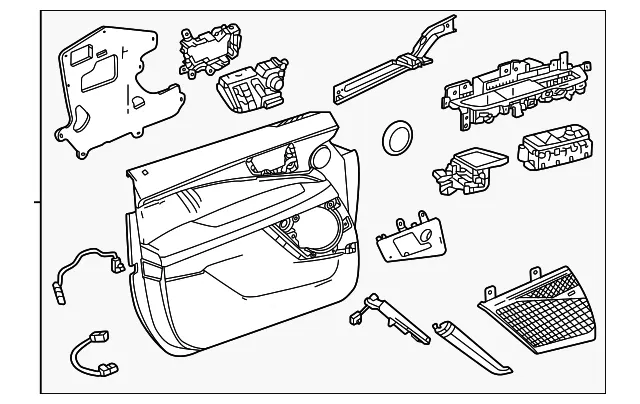 Door Trim Panel - GM (85735781)
