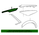Upper Molding - GM (85752789) - view 4