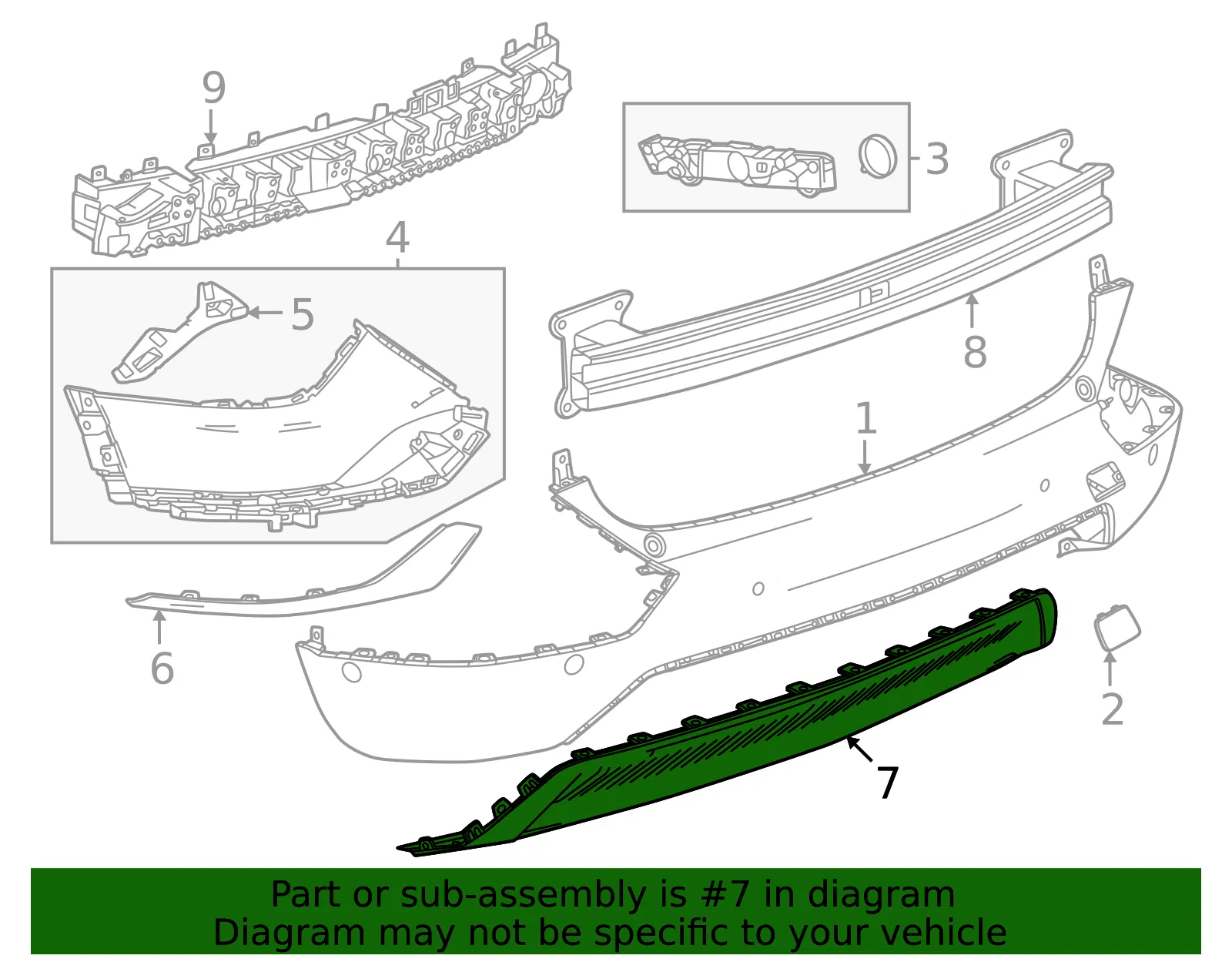 Valance Panel - GM (85754964) - view 5