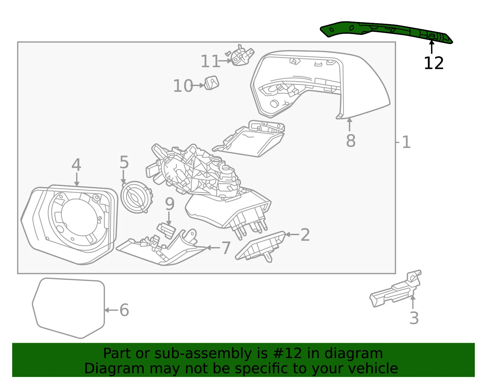 Molding - GM (85758523) - view 3