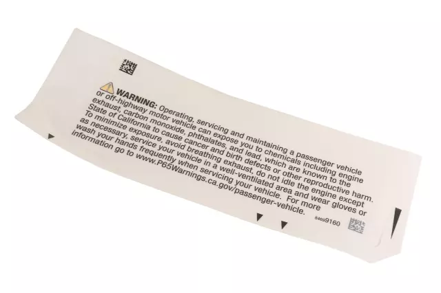 Warning Label - GM (85758528)