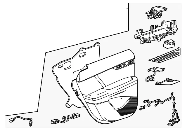 Door Trim Panel - GM (85758620)
