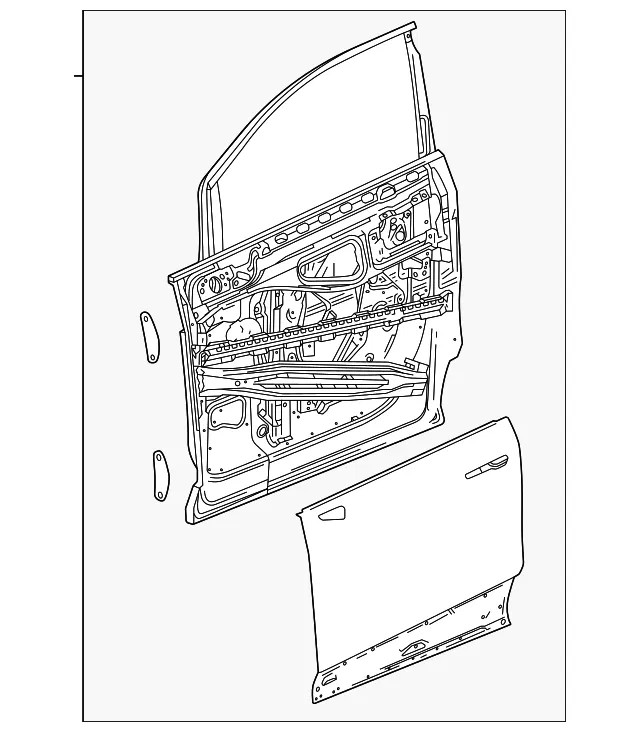 Door Shell - GM (85770070) - view 2