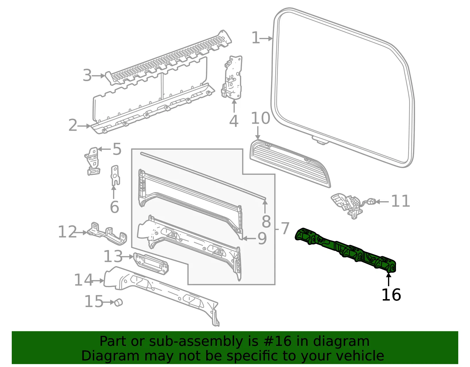 Hinge - GM (85770349) - view 2