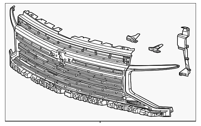Grille Assembly - GM (85775014)
