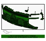 Grille Assembly - GM (85775020) - view 4