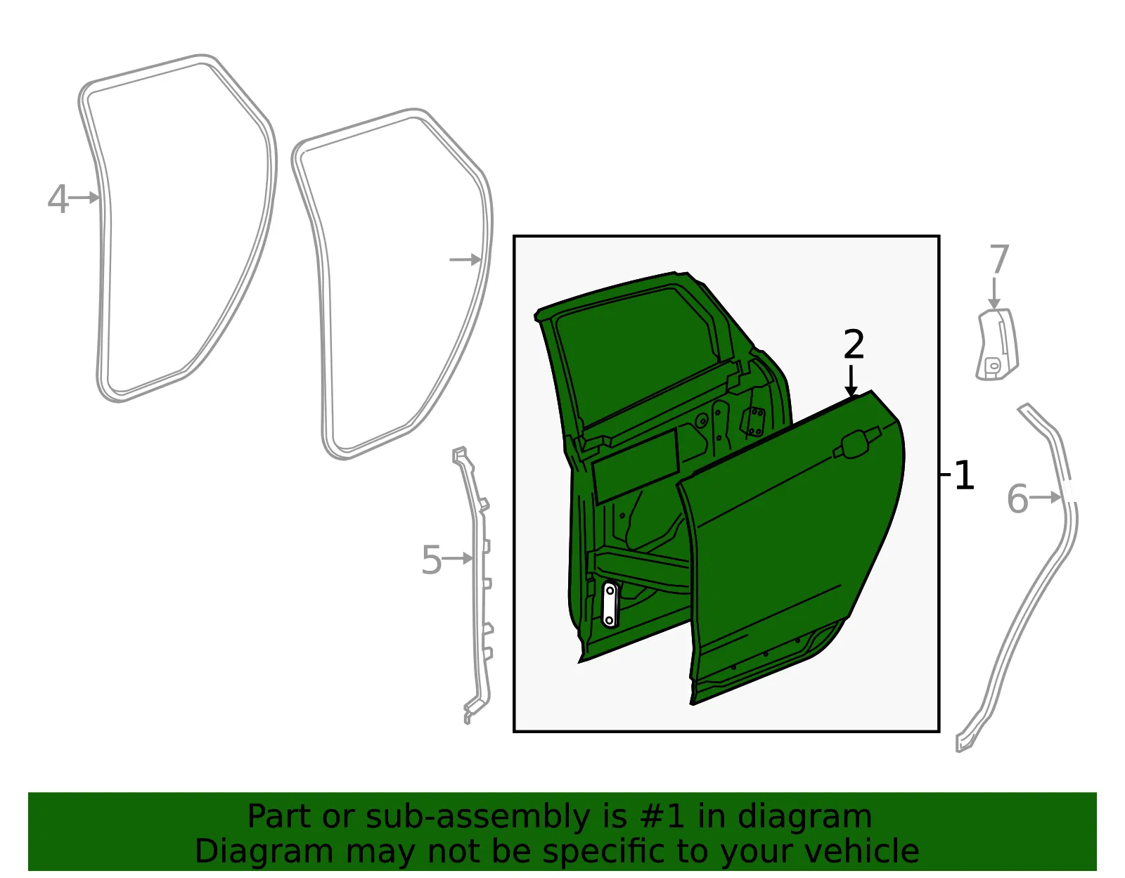 Door Shell - GM (85775170) - view 2