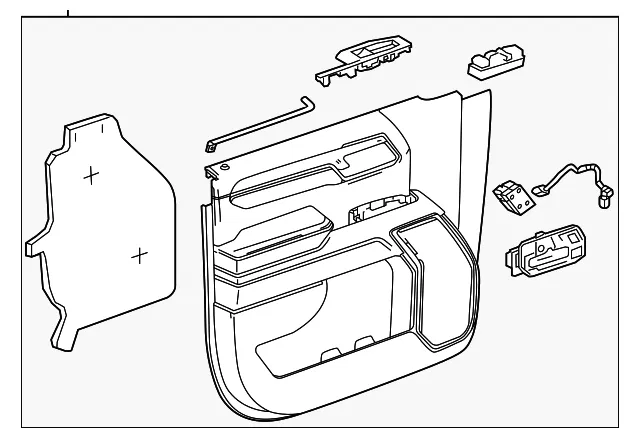 Door Trim Panel - GM (85778554)